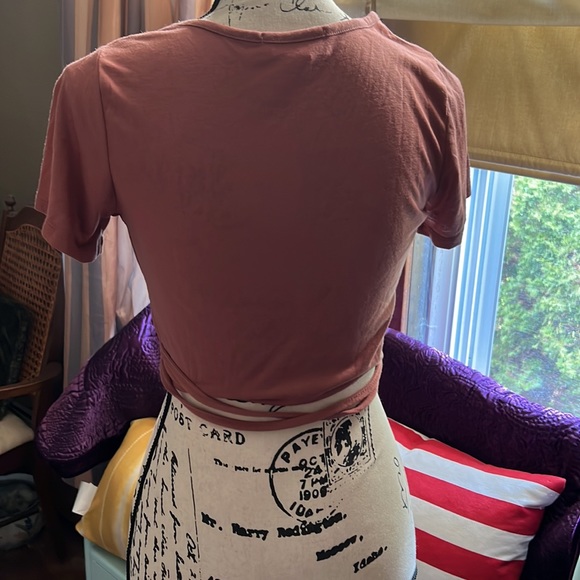 Crop top salmon color - Picture 3 of 3